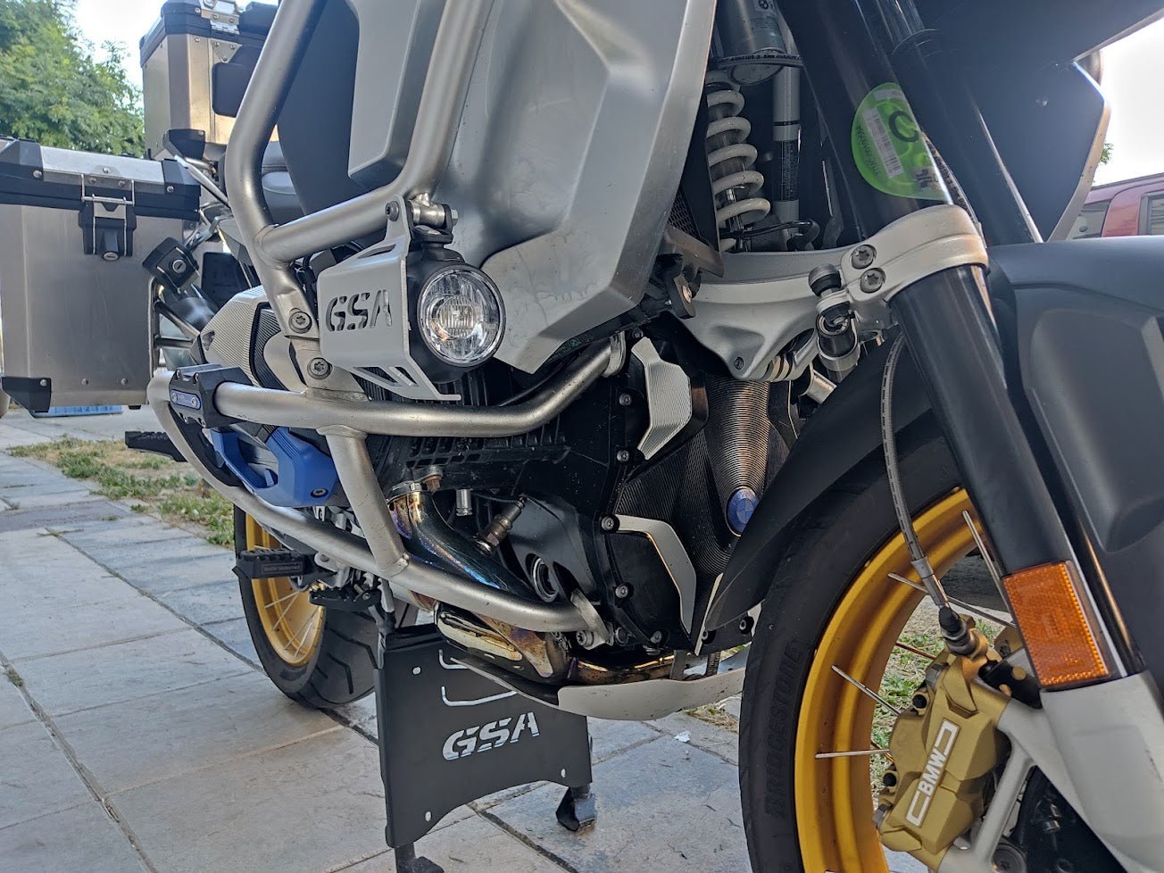 Protectores faros auxiliares BMW R1250/850gs Adv - Moto_ajustes