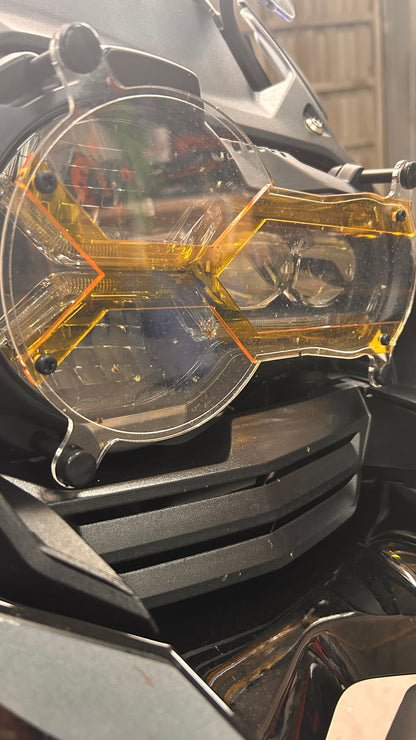 Protector faro BMW R1250/1200GS luz diurna ámbar