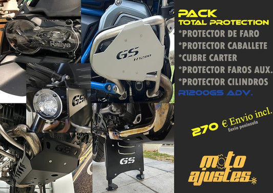 Pack total protection para Bmw R1200gs Adventure - Moto_ajustes