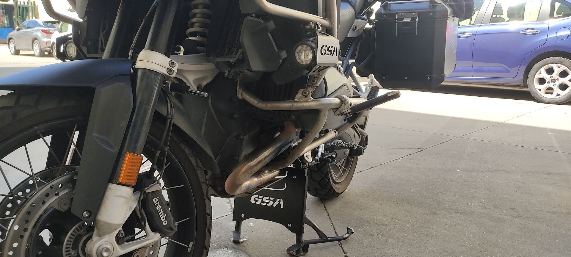 Protector faros auxiliares - Moto_ajustes