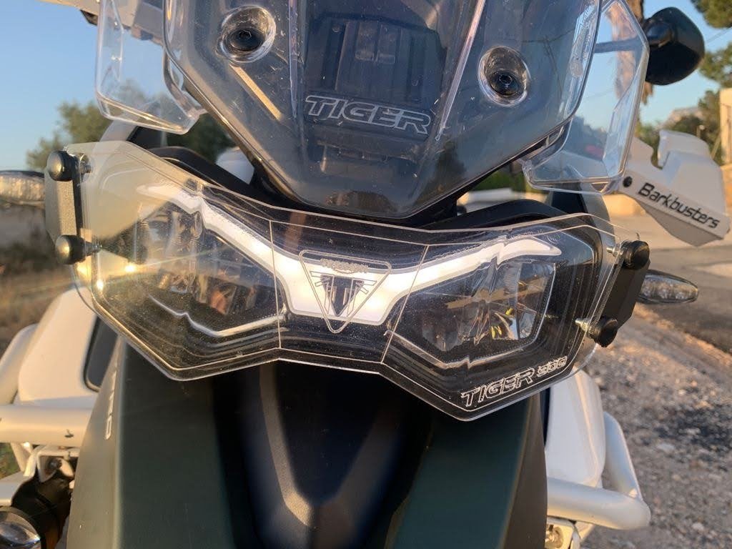 Protector faro tiger 900 - Moto_ajustes