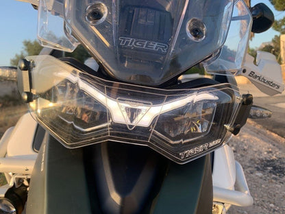 Protector faro tiger 900 - Moto_ajustes