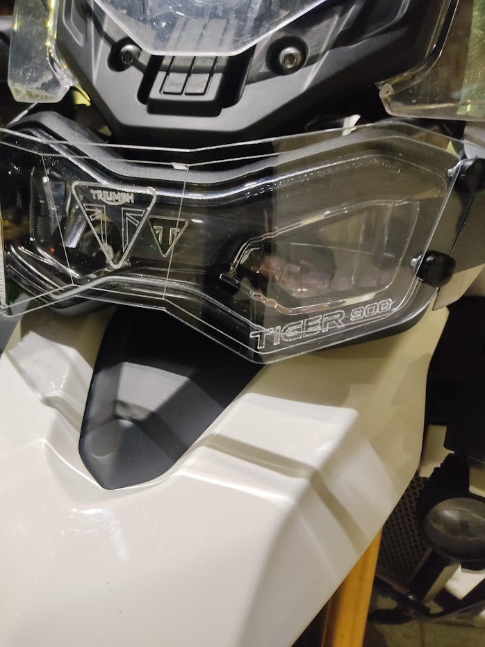 Protector faro tiger 900 - Moto_ajustes